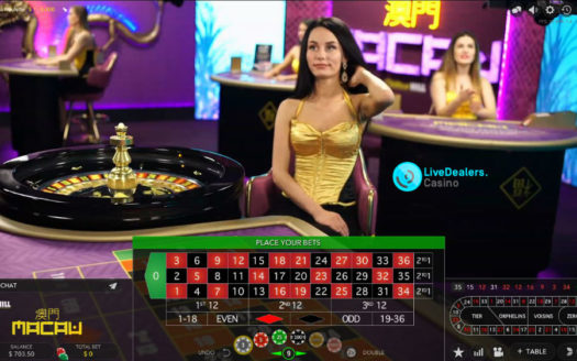 Private roulette table in the Macau Room (by Evolution Gaming)